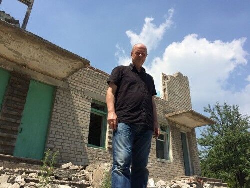 AKTIV: Utenrikskorrespondent Morten Jentoft dekker Ukraina-konflikten. Foto: privat