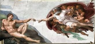 Creation of Man av Michelangelo. Ung-jord-kreasjonister tror på skapelsen, ikke evolusjon. (Bilde: Pixabay)