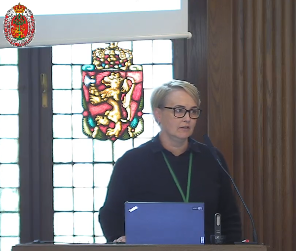 Liv Solveig Torsøe, enhetsleder for kommunale akuttmedisinske tjenester.
 Foto: Skjermdump: Kristiansand kommune - TV