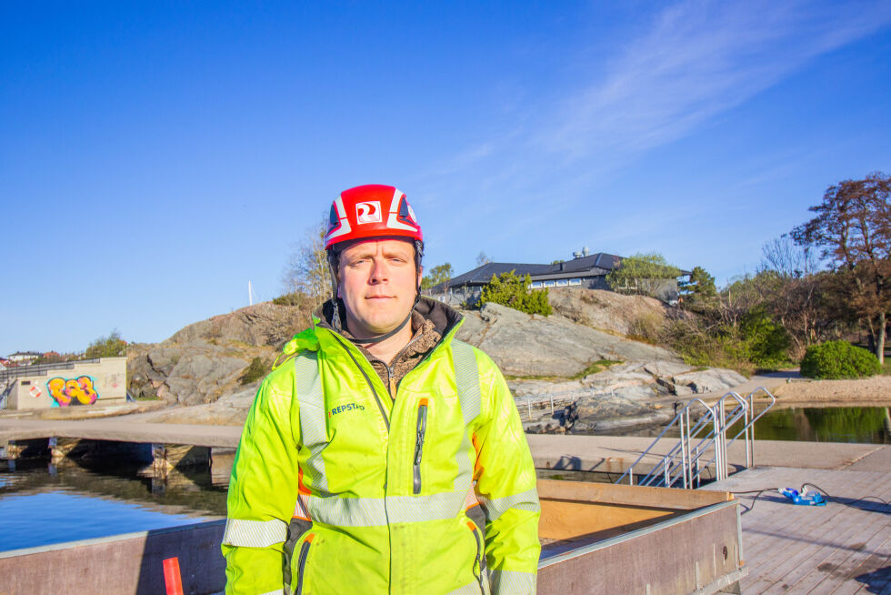 Petter Hedland, anleggsleder i Repstad Anlegg AS (foto: Alexander Søfteland)