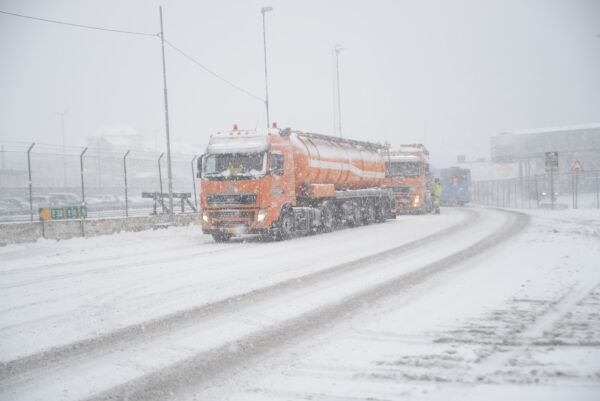 Snøkaos for utenlandske trailere