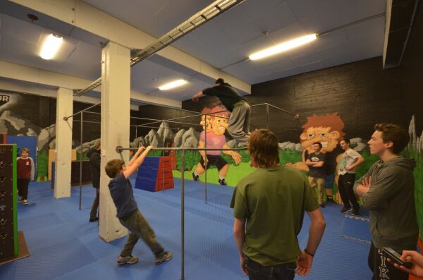 Åpning av Kristiansands første parkourhall