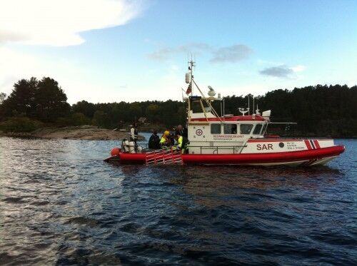ØVELSE: Fly med 103 passasjerer havarert på Kjevik