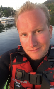 Medeier i Agder Vannscooterutleie, Kim André Brandvoll. Foto: Privat