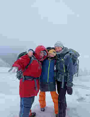Karoline med venner på Svalbard
 Foto: Privat