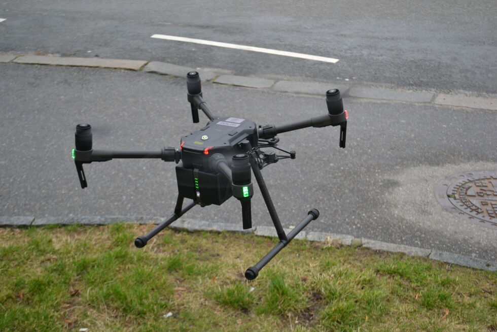 Dette er dronen UAV 6. Foto: Hans-Martin Helle