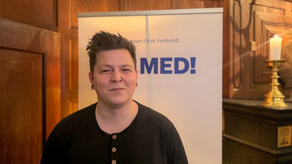 Leder av Human-Etisk Forbund, Christian Lomsdalen
 Foto: Hennie Mathea Lund