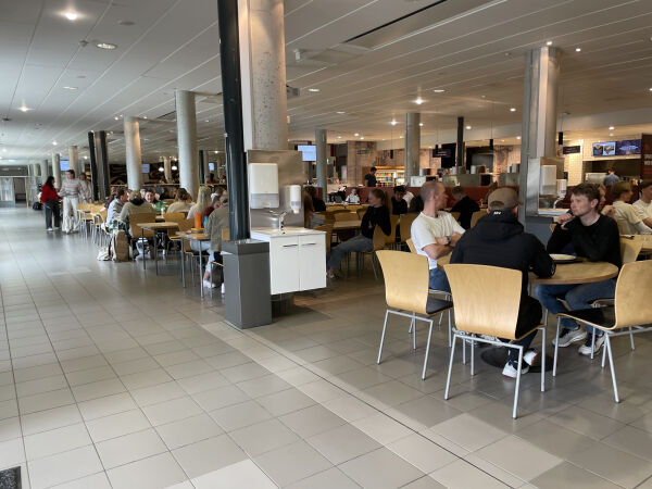 - Hvis ikke du er på skolen tidlig så får du sjeldent plass uten masse støy