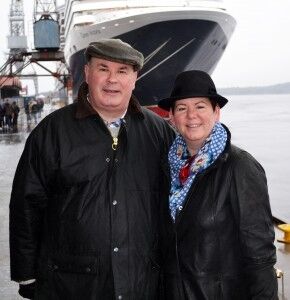 Inspirert: Rebecca og Alan Sharplis reiser til Norge på grunn av Rebeccas bestefar. FOTO: Stian Drake