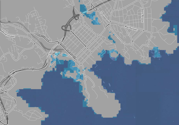 Slik kan Kristiansand se ut i 2100