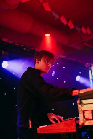 Ole Petter Oras Ålgård (26) i produksjon av musikk
 Foto: Beata Lamauskaite