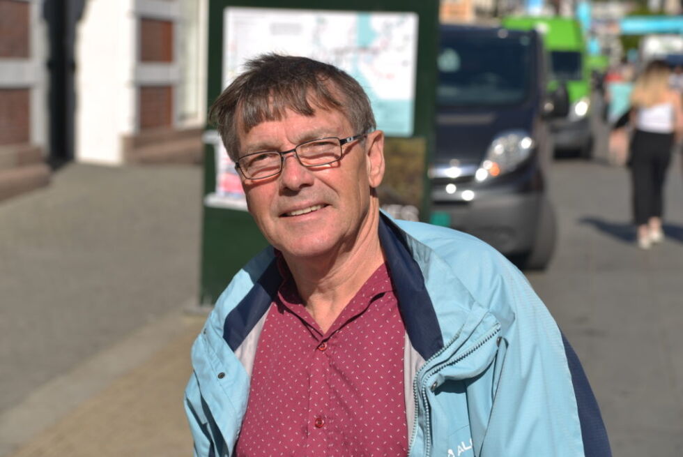 Øystein Johannesen (68) Vanse, pensjonist. Foto: Kamilla Aabel.