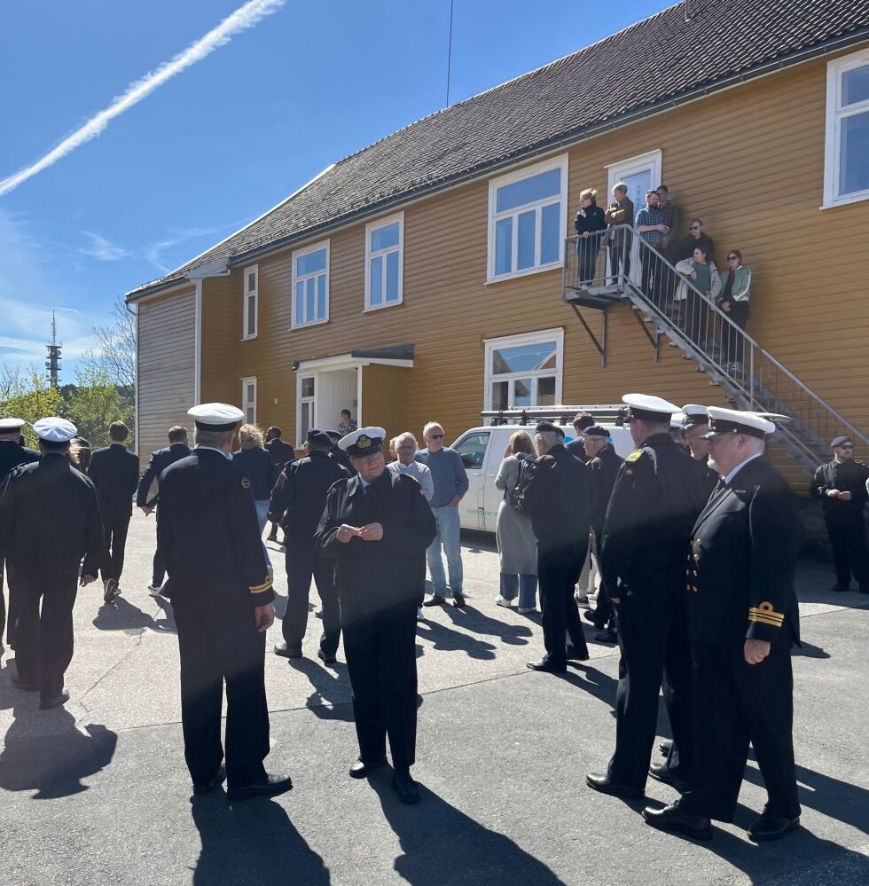 Flere møtte opp på Odderøya for markeringen.
 Foto: Nora E.B. Wulff